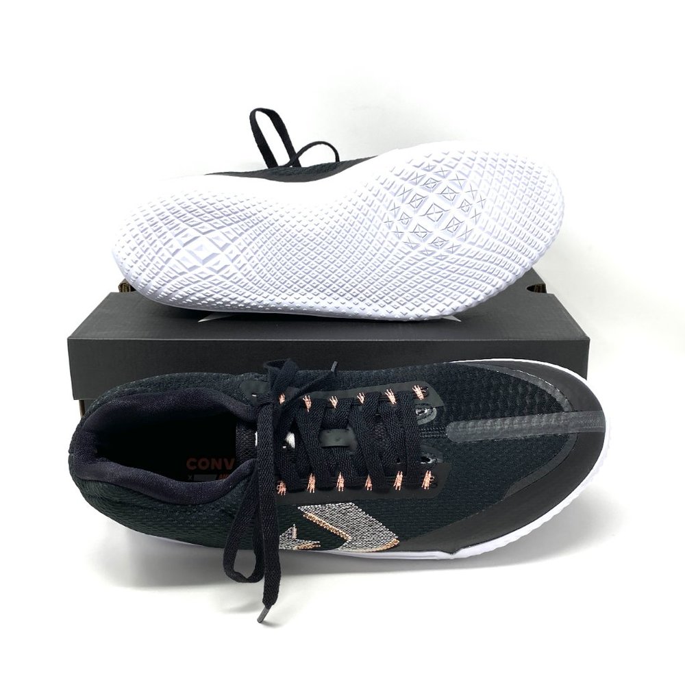 Converse AS BB Evo Mid Mesh Black Hi Vis Sneaker M - Picture 3 of 10